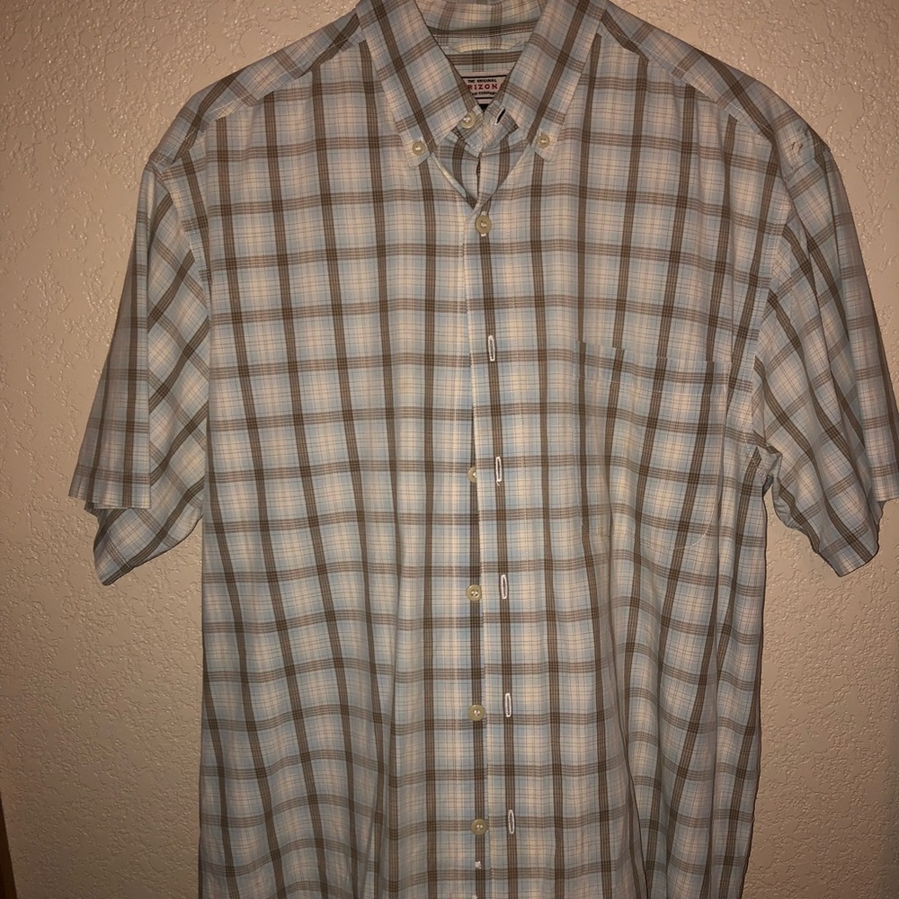 Plaid button up shirt
